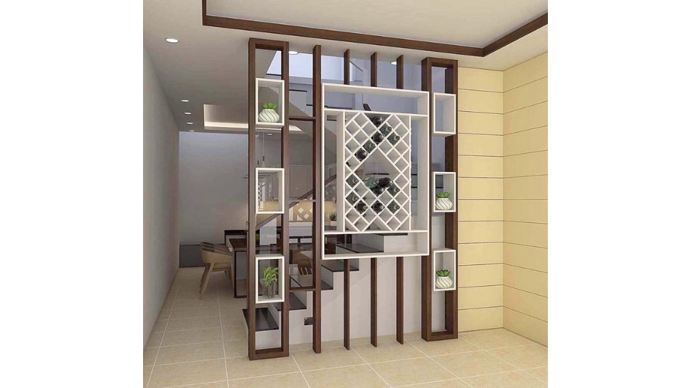 kệ trang trí kệ tivi sử dụng nhôm đang ngày càng phổ biến